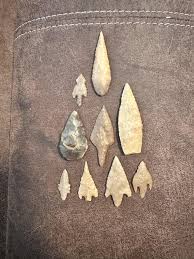 My late fathers collection of arrowheads (and some fossilized bone) unknown origin. My mother says he found them in the Middle East but I'm doubtful they all came from that area. In