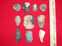 Ten Prehistoric Indian Flint Tools Scraper Artifacts - Etsy