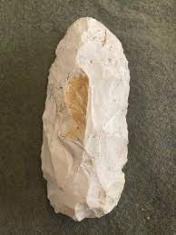 AUTHENTIC PREHISTORIC FLINT Celt Scrapper Tool,Indian Artifact Arrowhead 4” $11.95 - PicClick