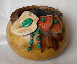 Malachite Gourd Basket
