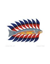 1468: Inuit Art Leah Qumaluk, Print