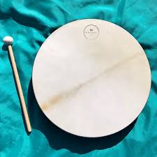 Hand Drum, 18” Walnut Brown