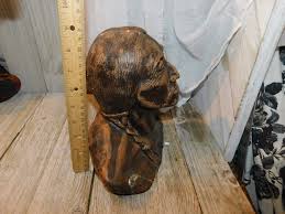 Primitive Tribal Chief, Vtg Plaster Paris ? Indian Head Native American Indian Head Bust Chalkware Memories, Daysgonebytreasures *y - Etsy