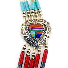 Carolyn Pollack Sterling Silver Multigem Heart Inlay ...