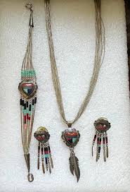 Carolyn Pollack 3 Pc Jewelry Set Necklace Earrings ...