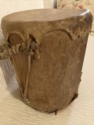 Vintage Native American Indian Wood Rawhide Stretched ...