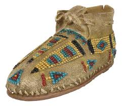 Rustic Tribal Native Indian Moccasin Shoe Shaped Coin Money ...