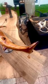 Nick Thurmer's woodwork. Only one of the mediums he likes to ...