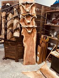 Cedar bow rack design with fence post