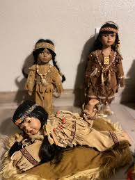 Vintage Native American Unique Porcelain Doll Collection | eBay