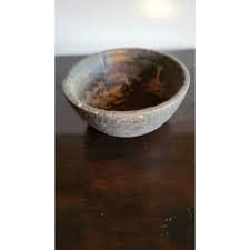 Vintage Handcarved Wooden Bowl | Chairish