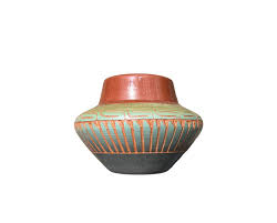 Navajo Pottery Etched Signed Native American Art Mini Vase Southwest Decor Color | eBay