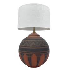 ITALIAN 1940'S TERRACOTTA LAMP – Downtown 20 LA