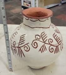 Vintage, Handmade Stoneware Pottery Vase, American Indian? By Lam. (X10) | eBay