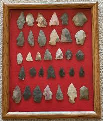 33) Vintage Arrow Heads / Points Found in The 1940'S, 50's ...