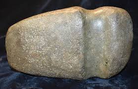 5 1/4" 3/4 Groove Highly Polished Granite Axe W/ Coa