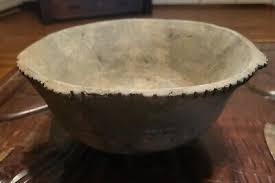 Solid Mississippian Notched Rim Bowl Ancient Native American ...
