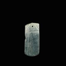 A Costa Rican Jade Rectangular Pendant, Classic Period, ca ...