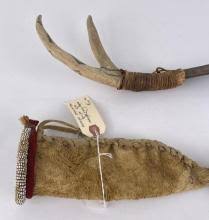 Sold at Auction: NATIVE AMERICAN INDIAN MADE KNIFE AND SHEATH