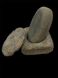 Ancient Grinding Stone, Mortar and Pestle With Lid, Found ...