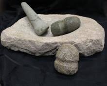 Sold at Auction: FOUR NATIVE AMERICAN GROUND STONE ...