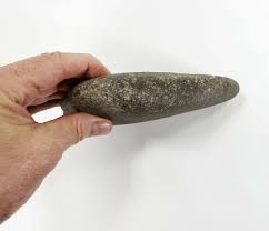 Folk Art Stone Carving of Unusual Face Signed on Back | eBay