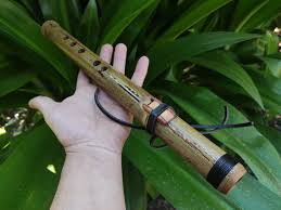 Ethnic Native American and Oriental Style Bamboo Flute in ...