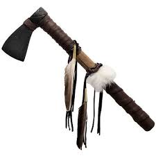 Plains BUCKSKIN Warrior TOMAHAWK | eBay
