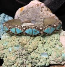 WOW! Native American 1940's Zuni Sterling Silver & Turquoise ...