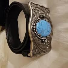 Patricia Nash | Accessories | Black And Silver Belt With ...