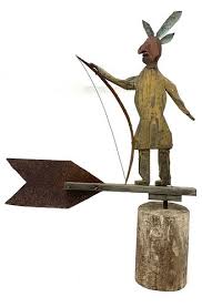 Primitive Indian Weathervane sold at auction on 15th February | New England Auctions