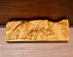 Kalalau Trail Carving, With Elevation Map of the Entire Trail and Mileage Callouts; Carved From a Solid Block of Wood; Topo Map, Gift - Etsy