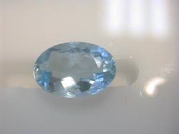 14K White Gold Oval Aquamarine 2.3ct Pendant with 3 Diamonds | Chipper's Jewelry | Bonney Lake, WA