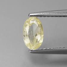 1.31 Cts Natural Yellow Sapphire Oval Shape Sapphire GR12827