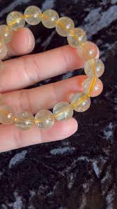 11mm Natural Golden Rutilated Quartz Bracelet Brazil | eBay