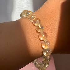 Natural Citrine Bracelet - Etsy