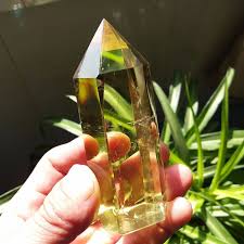 187g Rare natural citrine angel feather quartz crystal tower healing D251 | eBay