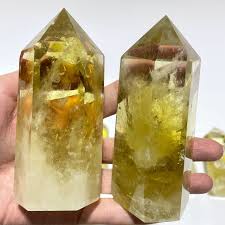 20 Pieces Fat Citrine Crystal Tower Point