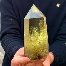 GEBSKI Espécimen de racimo de Cuarzo de Cristal Citrino Natural de 540G Curación Adecuada for el hogar : Amazon.com.mx: Hogar y Cocina