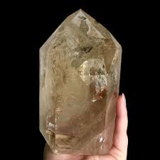 XL Natural Citrine Tower - Mooncat Crystals