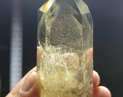 Citrine Tower With White Phantom Quartz, Citrine Point ...