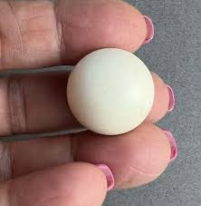 658 Vintage 4 WHITE BALL Plastic BUTTONS 7/8" Shank | eBay