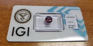 IGI Certified 1.56 carat Rare Natural Purplish Pink Faceted ...