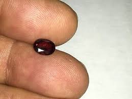 1.5 ct RHODOLITE GARNET -OVAL SHAPE NATURAL LOOSE GEMSTONE ...