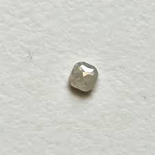 Natural White Cushion Shaped Diamond, Rare 3.3-3.6mm Flat ...