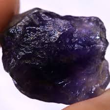 24 CTS NATURAL AMETHYST ROUGH BEAD TBG-2053 Truebluegems