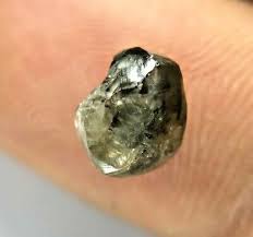 Earthmine rough raw diamond 2.39tcw gray sparkling antique ...
