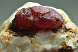 Transparent Terminated Red Color Natural Ruby Crystal ...