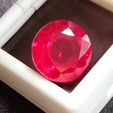Round Cut Flawless 12 Ct+ Natural Mozambique Red Ruby JM135 ...