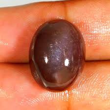 17.75Cts. 100% Natural Red Silky MOONSTONE Oval Cabochon ...